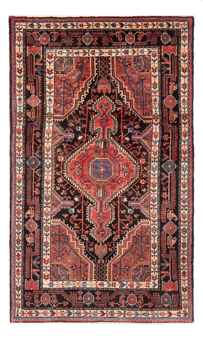 Hamadan Koberec 125x212cm - Perský koberec - tmavě modrá