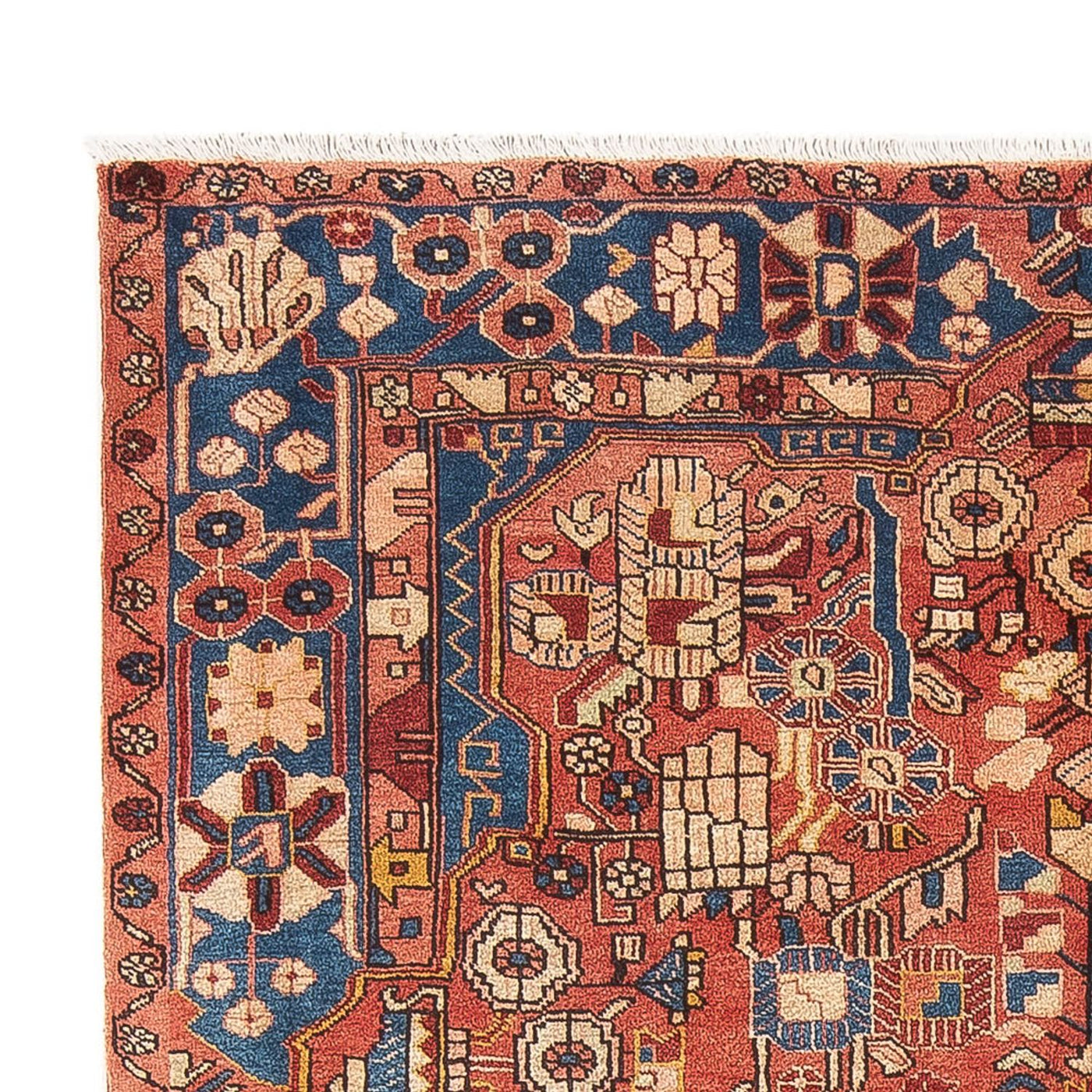 Perský koberec - Nomádský - 220 x 157 cm - světle červená