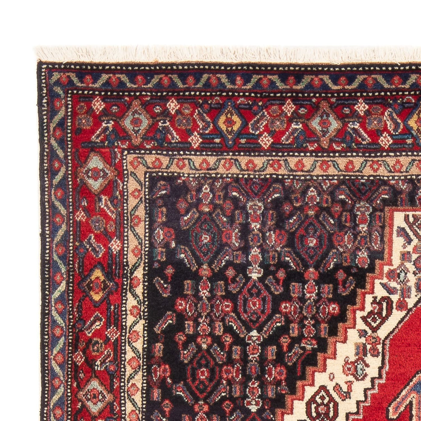 Perský koberec - Klasický - 196 x 140 cm - tmavě modrá