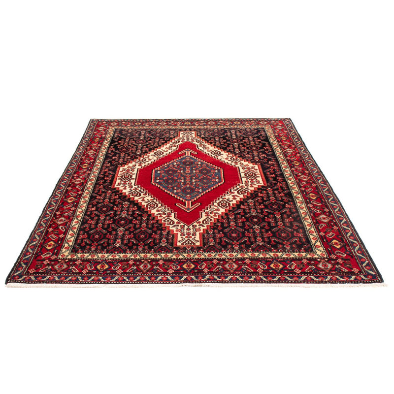 Perský koberec - Klasický - 196 x 140 cm - tmavě modrá