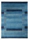 Loribaft Koberec 214x300cm - Perserteppich Wollteppich - Obdélníkový / Mořská modř / 214 x 300 cm Obdélníkový