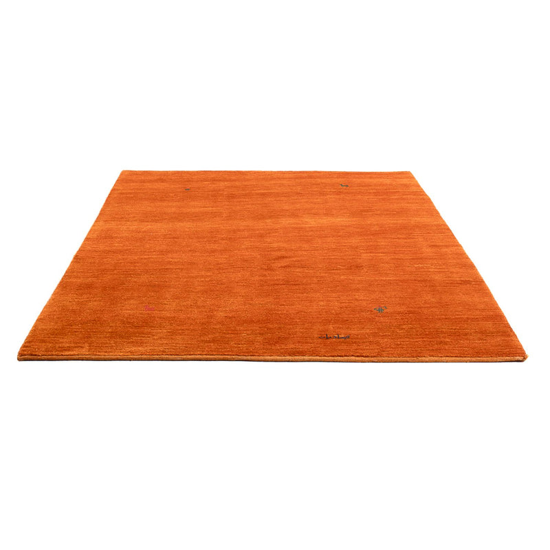 Perský Gabbeh Koberec 156x195cm - Perserteppich Wollteppich - oranžová