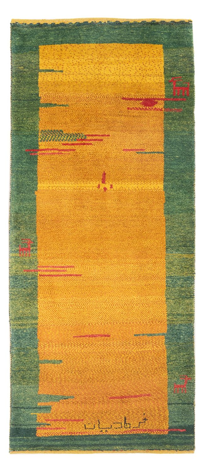 Perský Gabbeh Koberec 198x75cm - Perserteppich Wollteppich