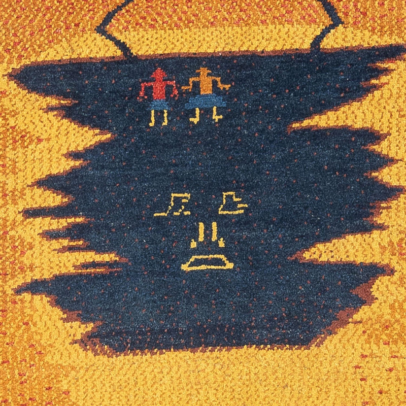 Perský Gabbeh Koberec 87x293cm - Perserteppich Wollteppich