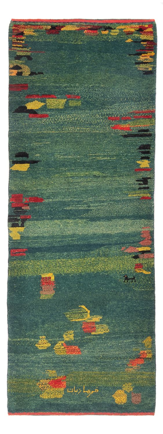 Perský Gabbeh Koberec 218x87cm - Perserteppich Wollteppich