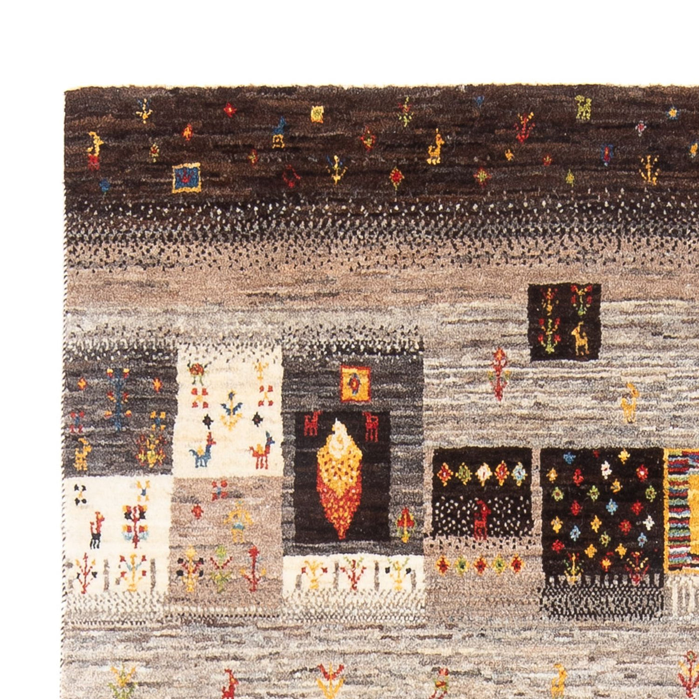 Gabbeh Koberec - Loribaft Perský - 196 x 131 cm - vícebarevné