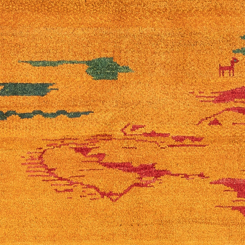 Perský Gabbeh Koberec 163x207cm - Perserteppich Wollteppich