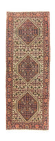 Runner Perský koberec - Bijar - 167 x 63 cm - rezavá