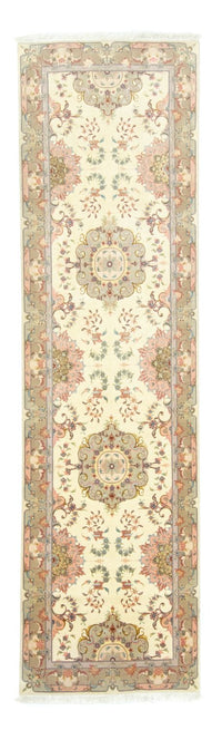 Runner Perský koberec - Tabríz - 337 x 90 cm - béžová – product image