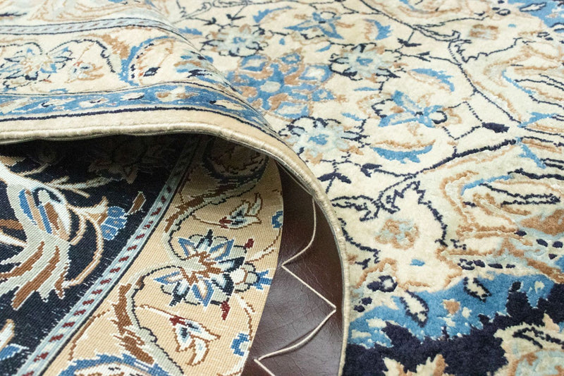 Perský koberec - Nain - 208 x 125 cm - tmavě modrá