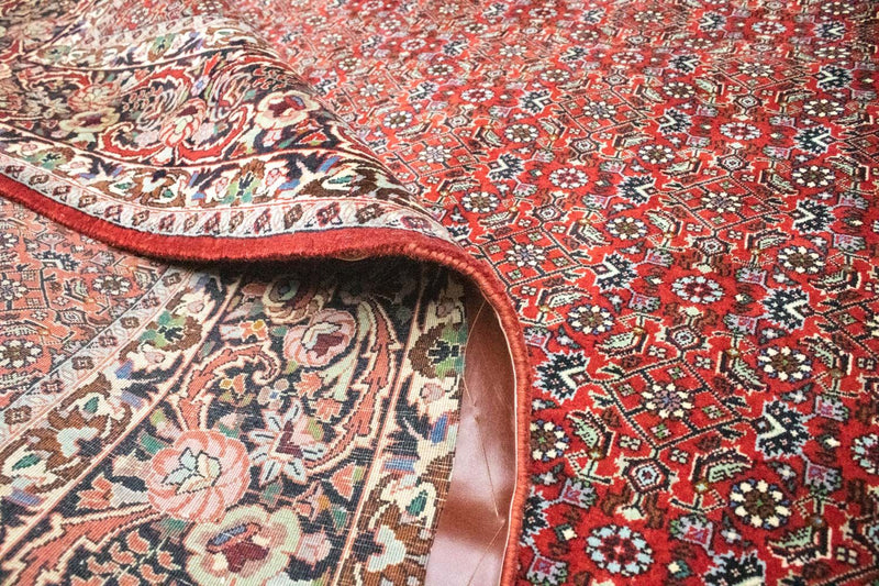 Perský koberec - Bijar - 300 x 211 cm - červená