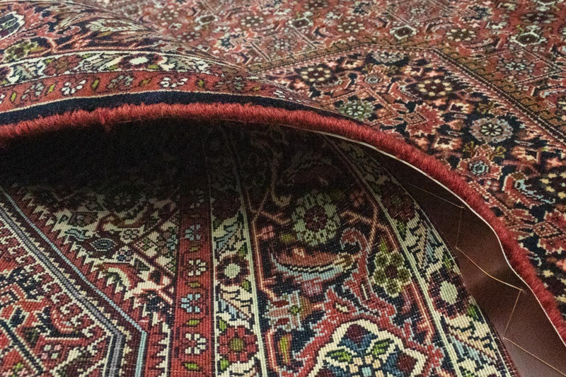 Perský koberec - Bijar - 252 x 175 cm - modrá