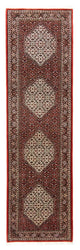 Runner Perský koberec - Bijar - 317 x 88 cm - červená