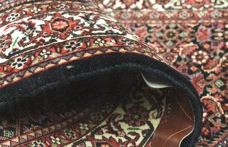 Runner Perský koberec - Bijar - 252 x 79 cm - modrá