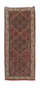 Runner Perský koberec - Bijar - 213 x 78 cm - hnědá