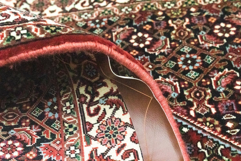 Runner Perský koberec - Bijar - 216 x 85 cm - tmavě červená