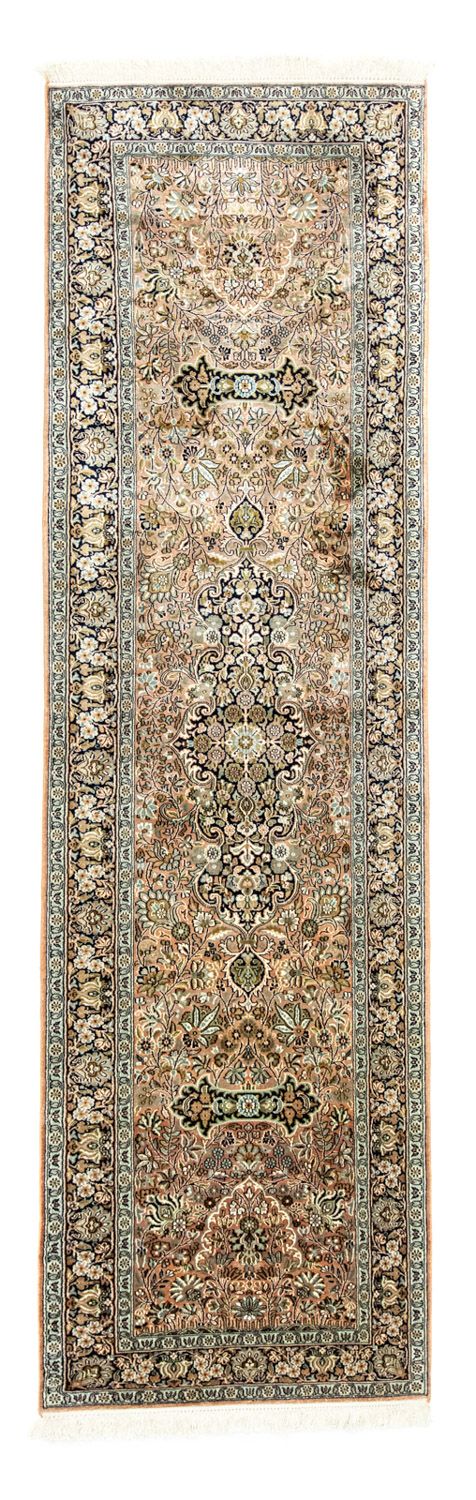 Kašmírské hedvábí Koberec 77x278cm - Orientální koberec