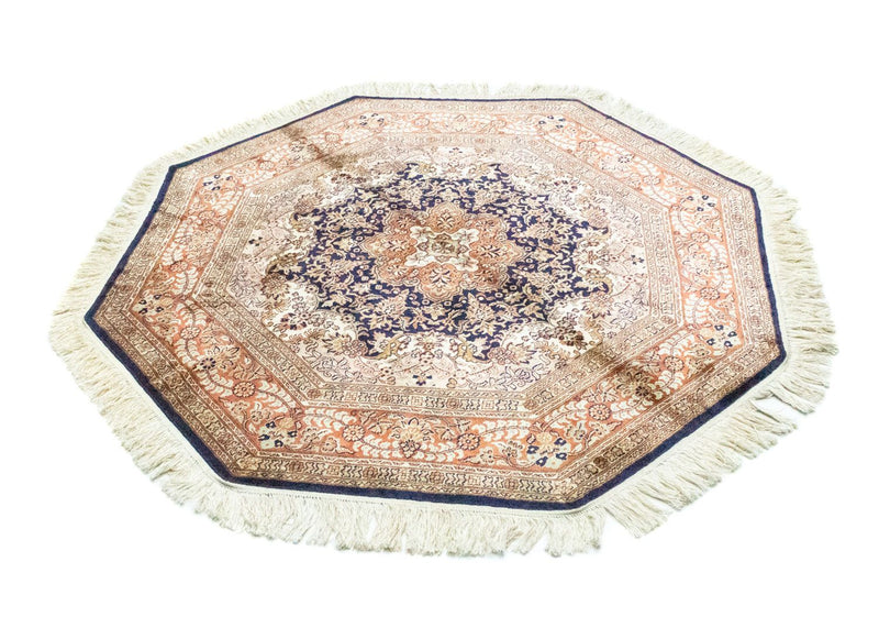 Kašmírské hedvábí Koberec 125x127cm - Orientální koberec
