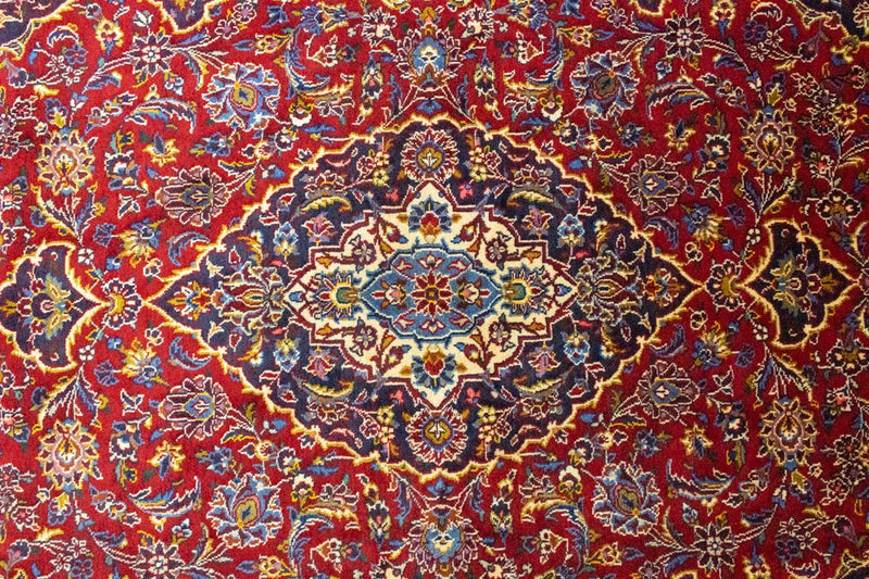 Perský koberec - Keshan - 222 x 138 cm - červená