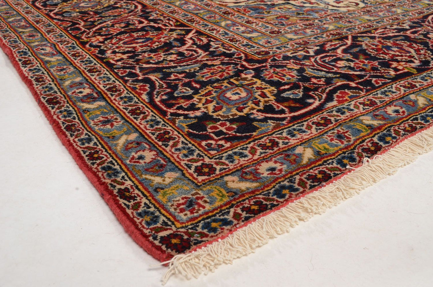 Perský koberec - Keshan - 414 x 292 cm - červená