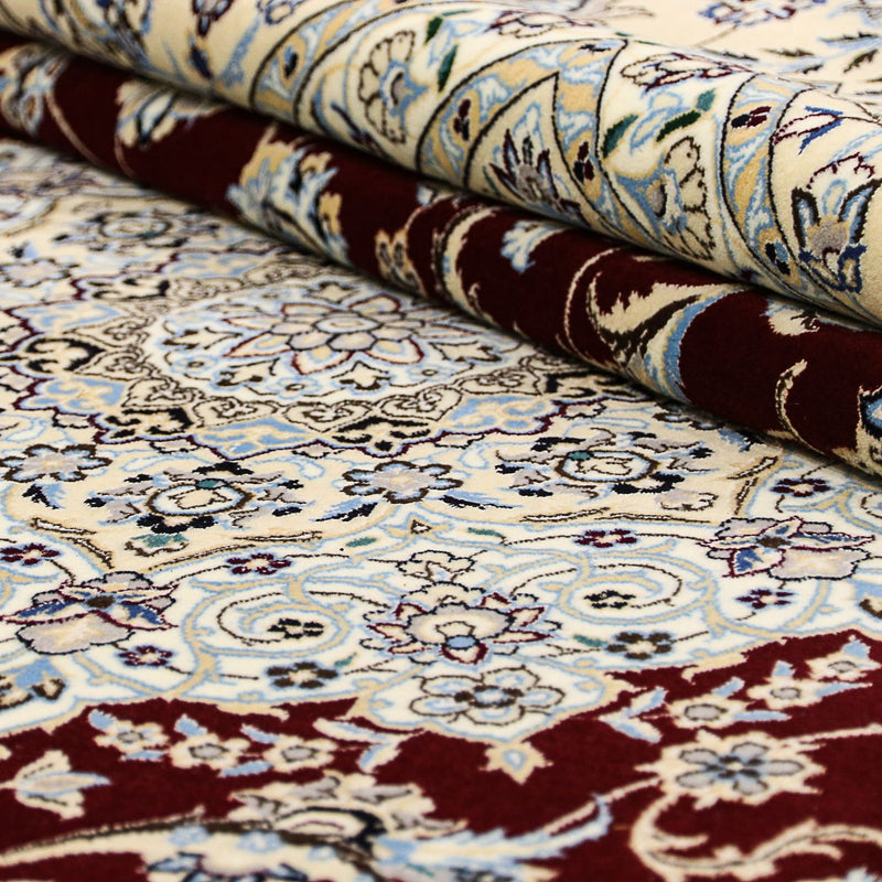 Perský koberec - Nain - Premium čtvercový  - 260 x 252 cm - tmavě modrá