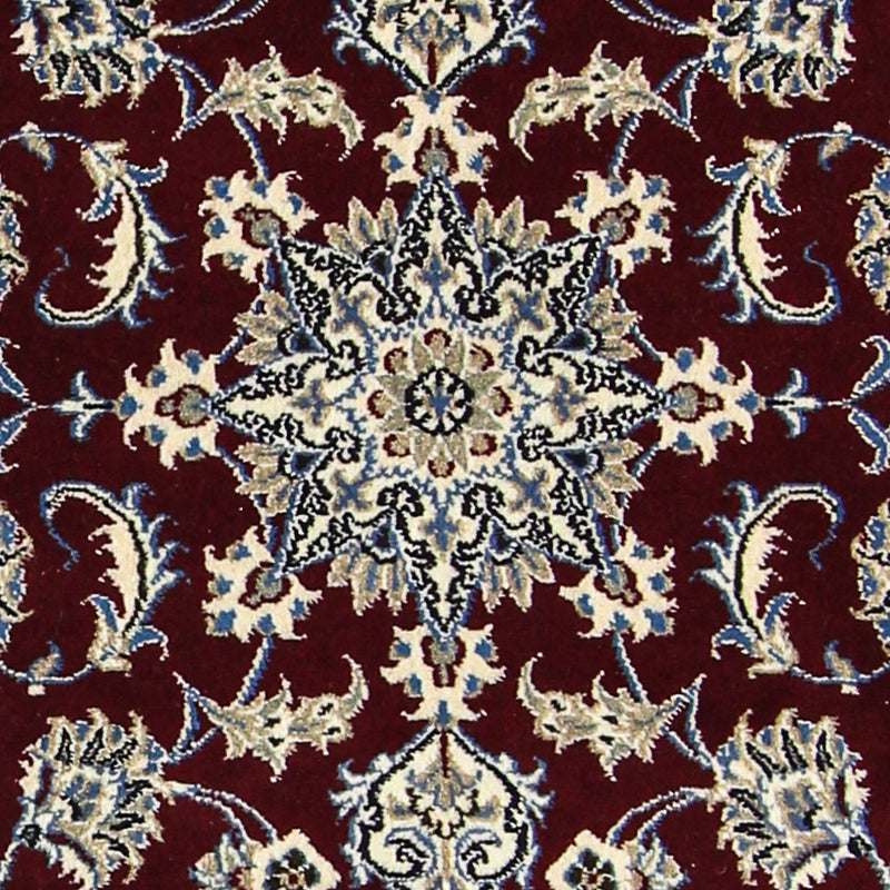 Runner Perský koberec - Nain - 286 x 78 cm - tmavě červená