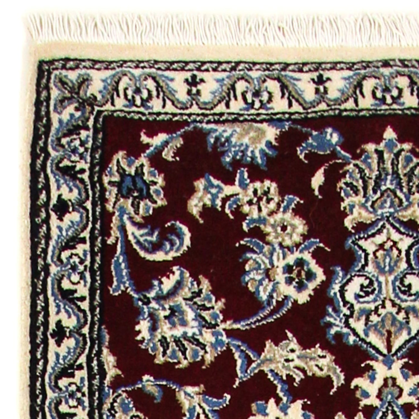 Runner Perský koberec - Nain - 286 x 78 cm - tmavě červená