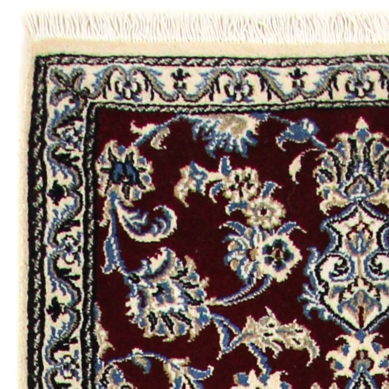 Runner Perský koberec - Nain - 286 x 78 cm - tmavě červená