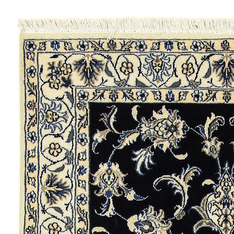 Perský koberec - Nain - 200 x 120 cm - tmavě modrá