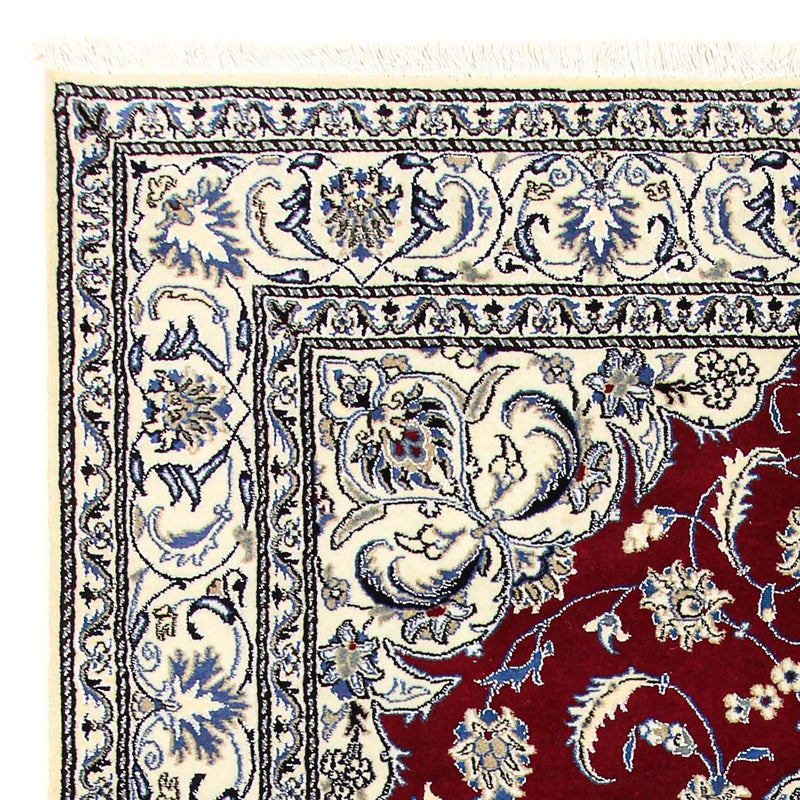 Perský koberec - Nain - 295 x 194 cm - tmavě červená