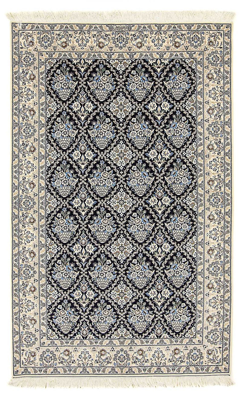Perský koberec - Nain - Premium - 243 x 151 cm - béžová