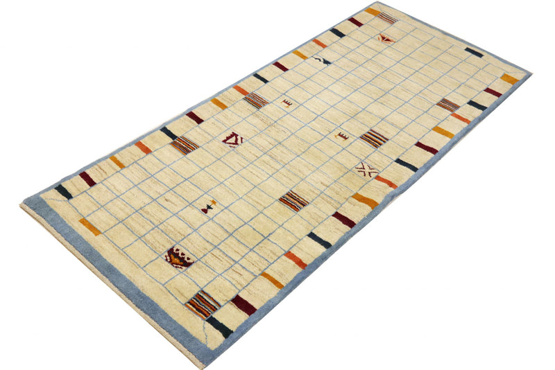 Perský Gabbeh Koberec 83x199cm - Perserteppich Wollteppich