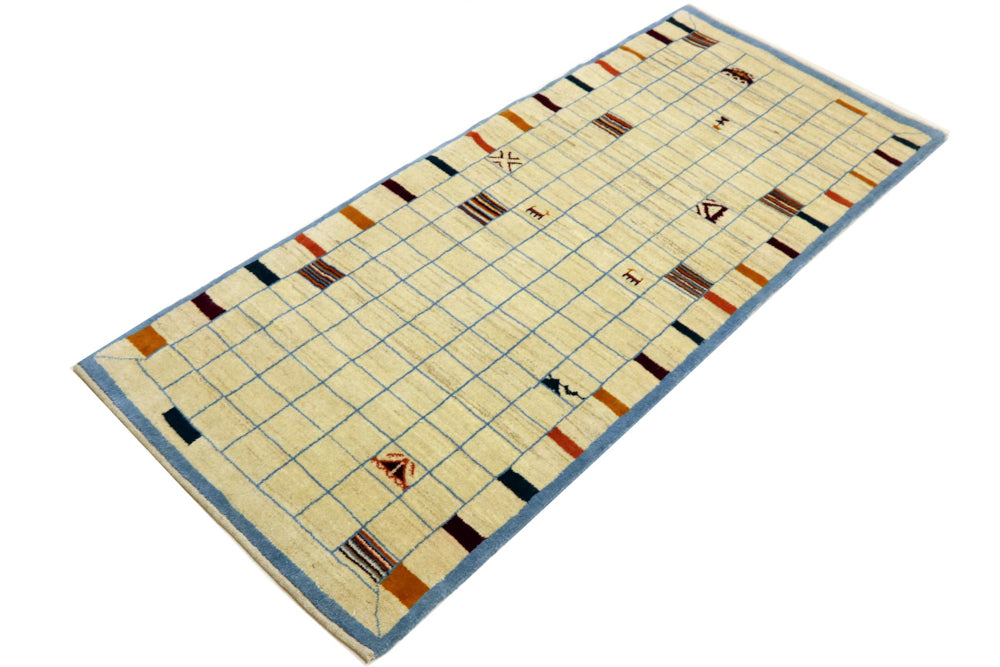 Perský Gabbeh Koberec 83x199cm - Perserteppich Wollteppich