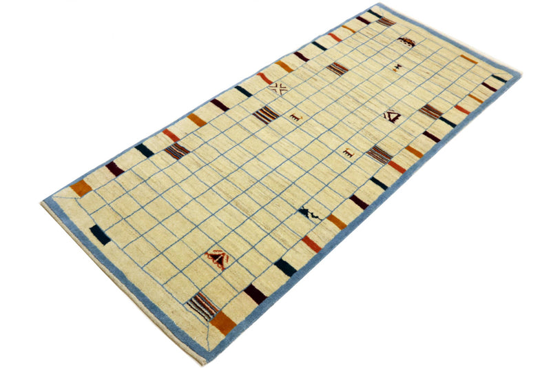 Perský Gabbeh Koberec 83x199cm - Perserteppich Wollteppich