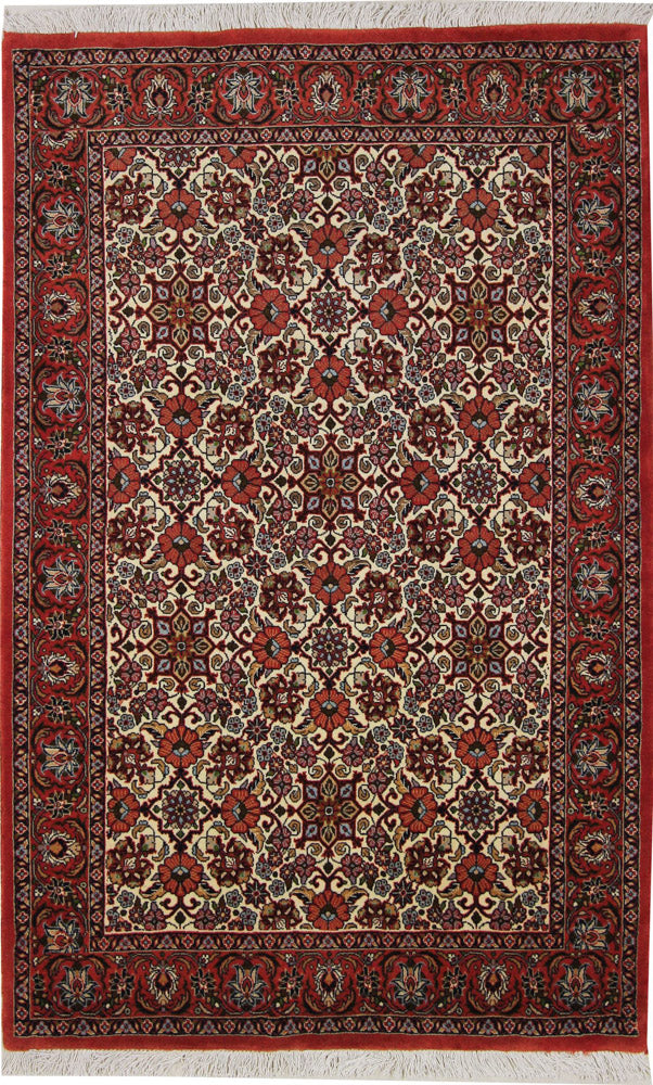 Perský koberec - Bijar - 178 x 112 cm - béžová