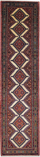 Runner Perský koberec - Nomádský - 348 x 87 cm - tmavě béžová