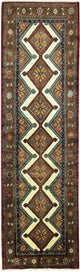 Runner Perský koberec - Nomádský - 286 x 83 cm - tmavě béžová