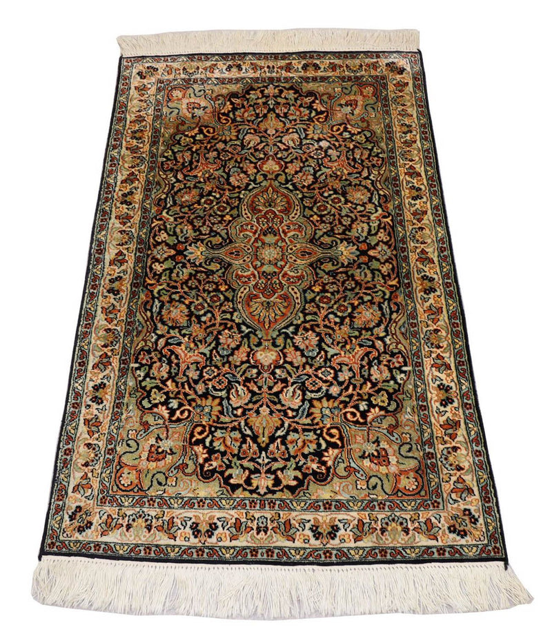 Kašmírské hedvábí Koberec 77x124cm - Orientální koberec