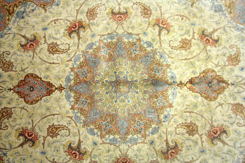 Qom hedvábí Koberec 155x240cm - Perský koberec