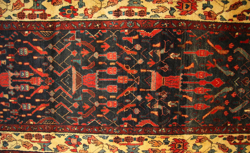 Hamadan Koberec 104x410cm - Perský koberec