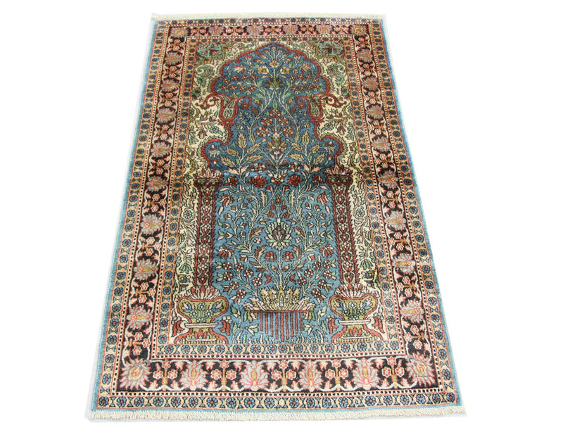 Kašmírské hedvábí Koberec 90x156cm - Orientální koberec