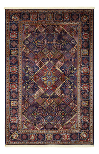 Kashan Koberec 140x215cm - Perský koberec - tmavě modrá