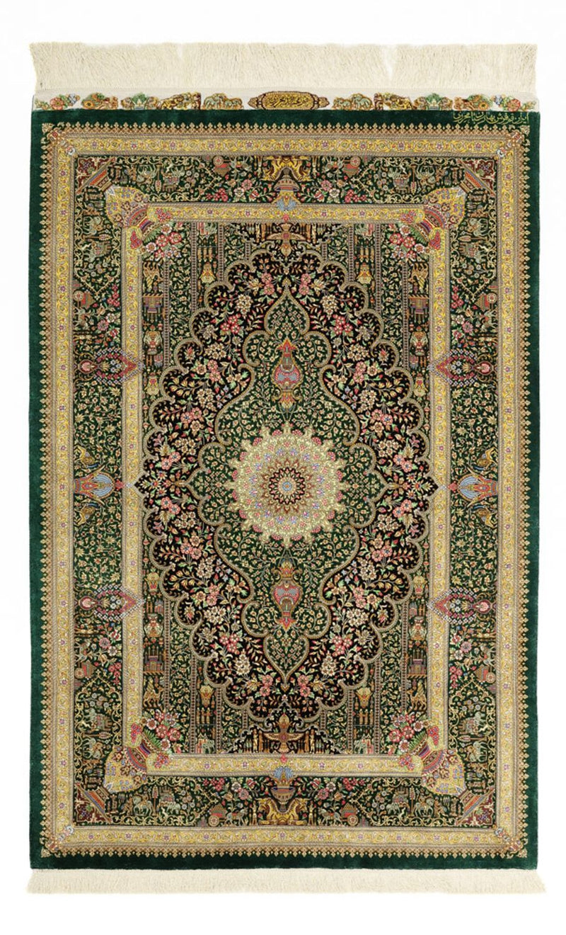 Qom Koberec 99x156cm - Perský koberec