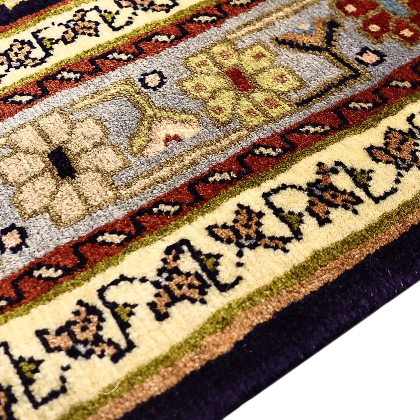 Perský koberec - Nomádský - 210 x 148 cm - zelená