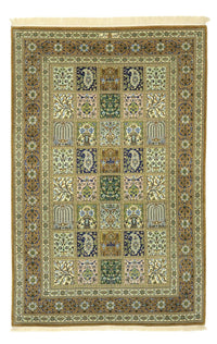 Perský koberec - Ghom - Královský - 154 x 102 cm - olivově zelená – product image