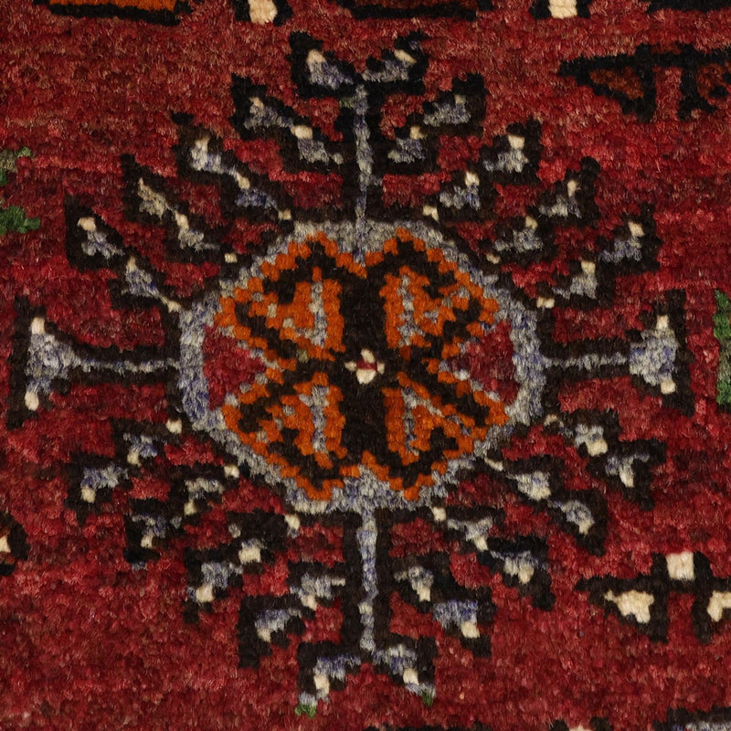 Perský koberec - Nomádský - 300 x 150 cm - tmavě červená