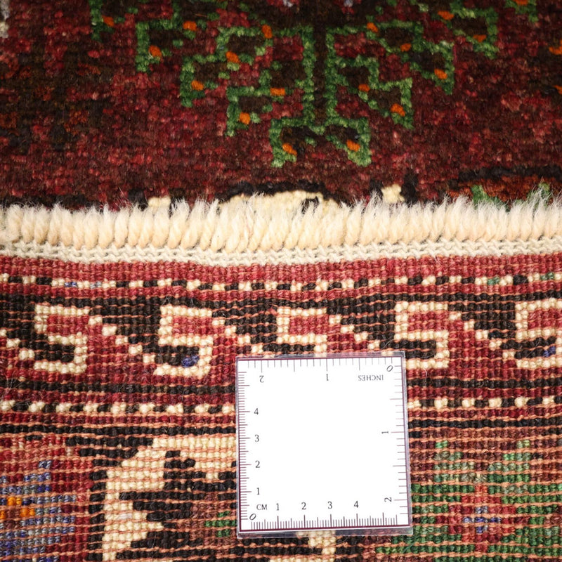 Perský koberec - Nomádský - 300 x 150 cm - tmavě červená