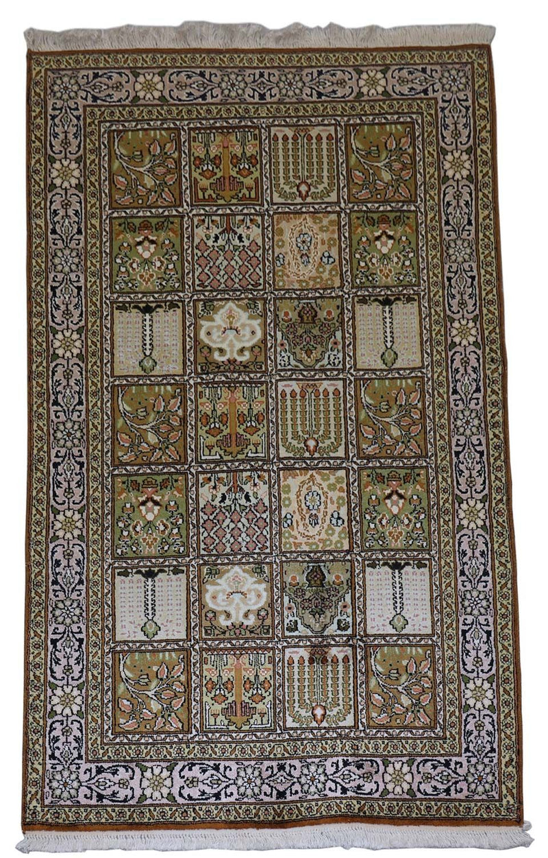 Kašmírské hedvábí Koberec 90x152cm - Orientální koberec