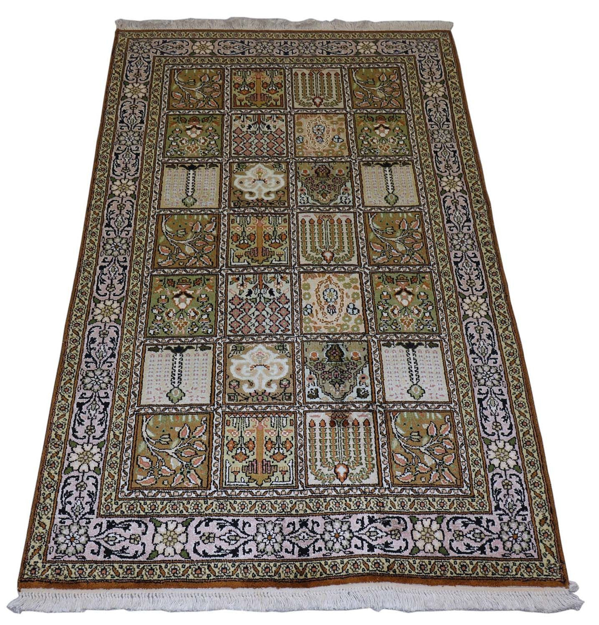 Kašmírské hedvábí Koberec 90x152cm - Orientální koberec
