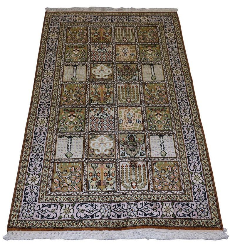 Kašmírské hedvábí Koberec 90x152cm - Orientální koberec